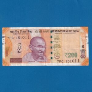 H-029 ~ 200 RUPEES NOTE ~ SHAKTIKANT DAS ~ SANCHI STUPA ~ 2024 ~ INSET "F" ~ DATE - 15th OCTOBER 11