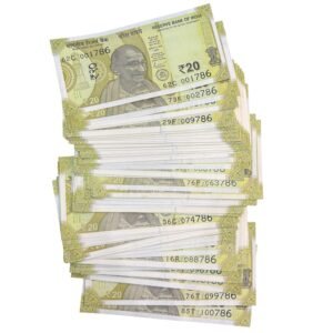 20 RUPEES ~ ELLORA CAVES ~ FANCY NUMBER NOTES SET ~ SERIAL 001786 TO 100786 ~ RARE COLLECTION